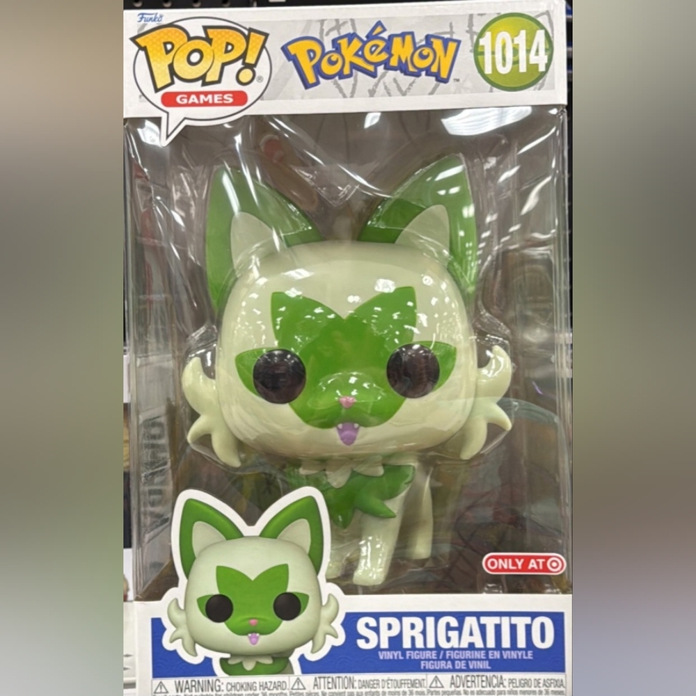 Funko Pop! Jumbo: Pokemon - Sprigatito - Collectible Vinyl Figure 10"